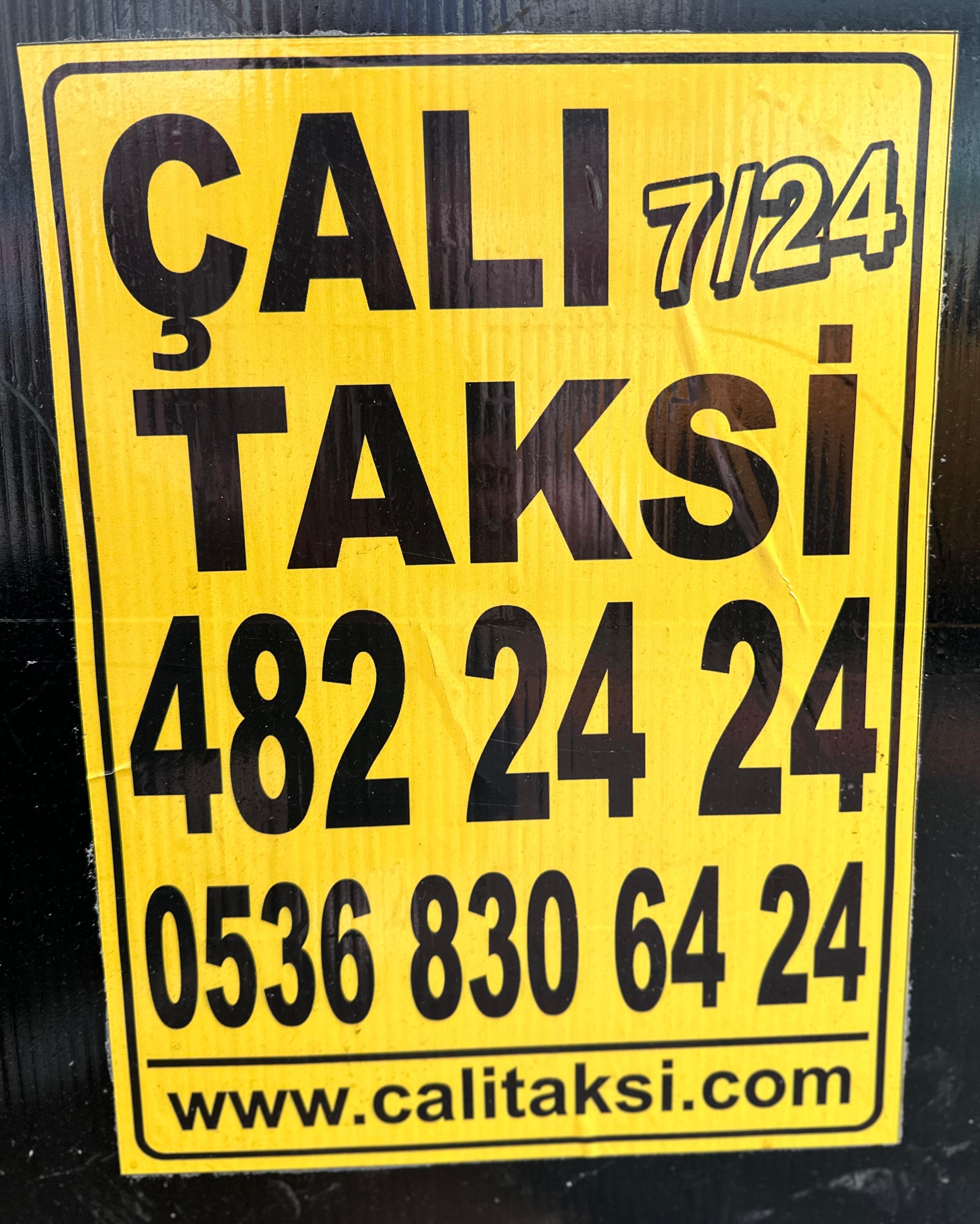 ÇALI TAKSİ 0536 830 64 24 ÇALIDA TAKSİ