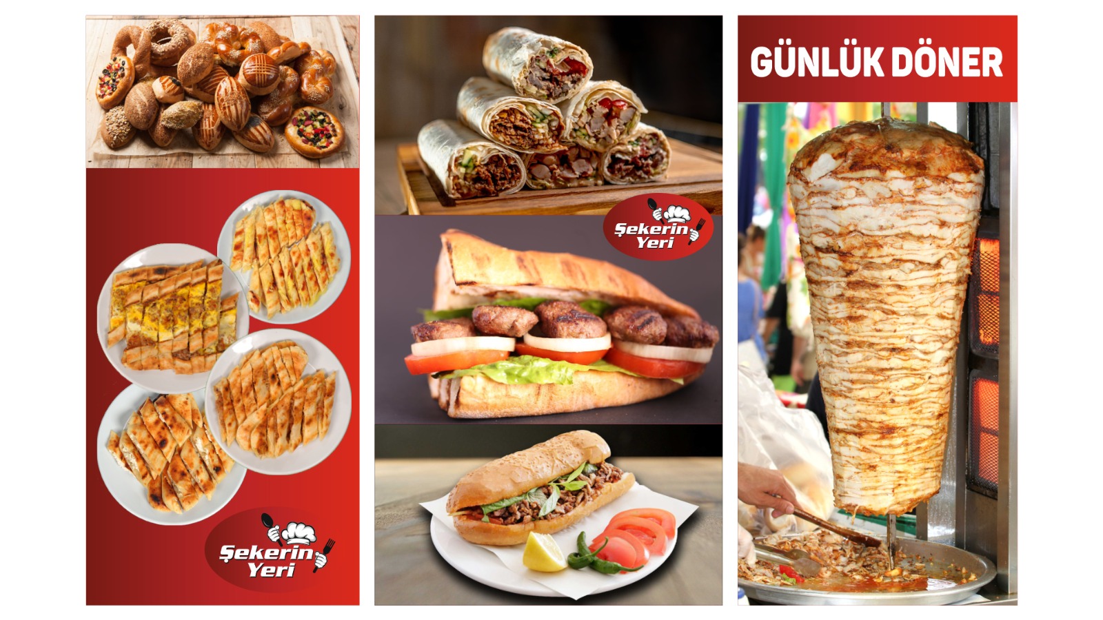 ŞEKERİN YERİ 0543 426 35 17 PENDİKTE TAVUK DÖNER