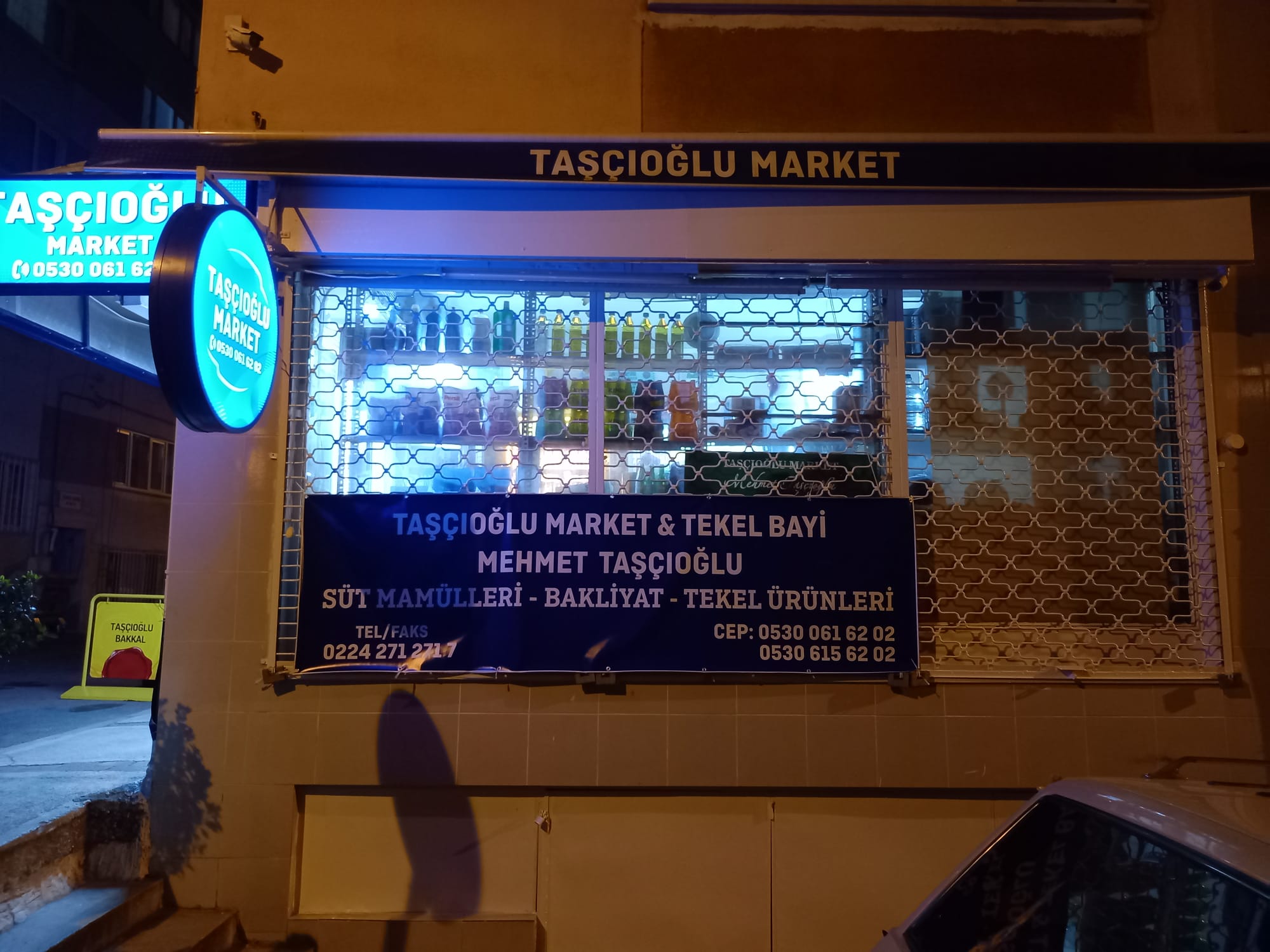 TAŞÇIOĞLU MARKET 0530 061 62 02  