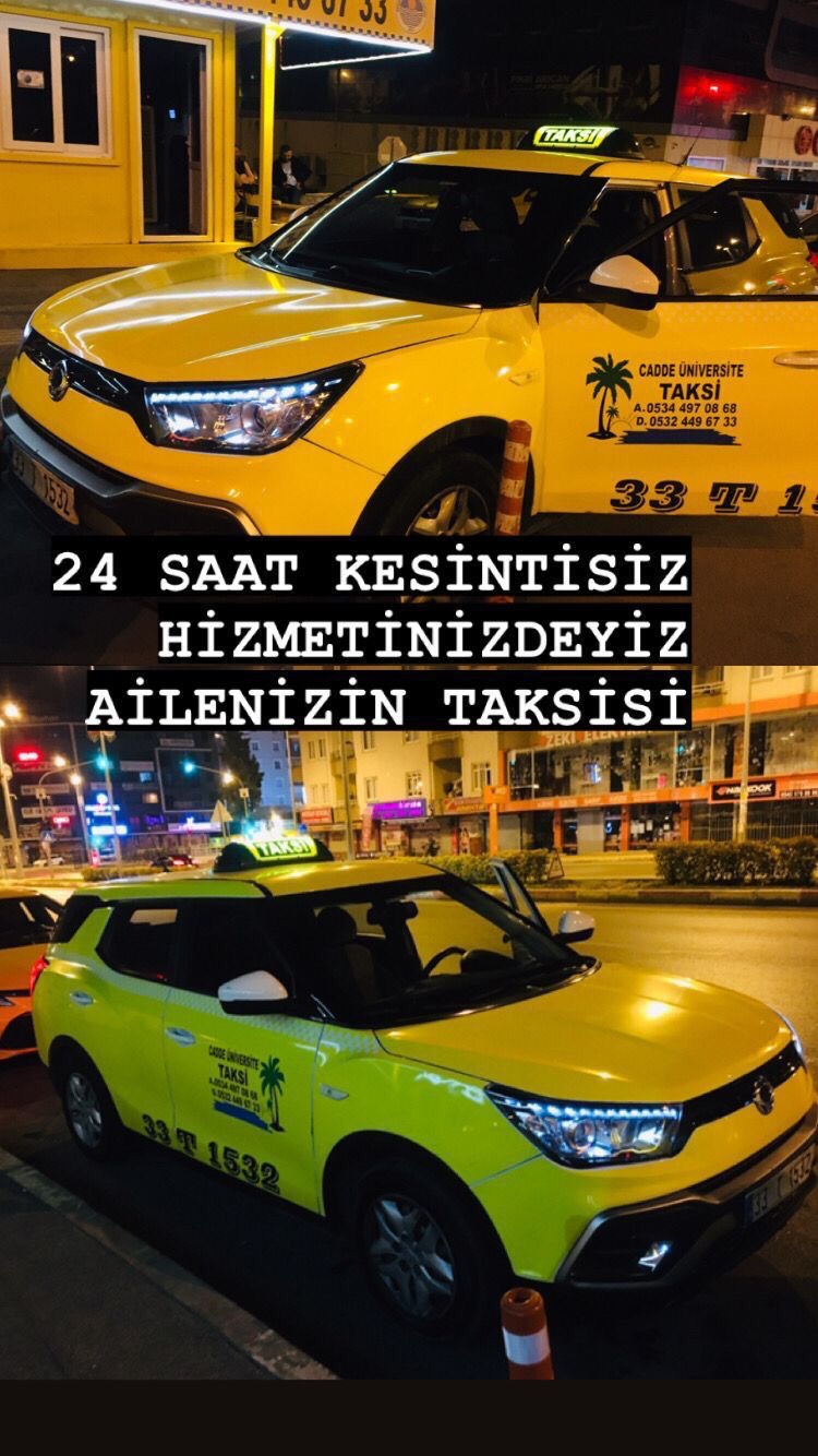 CADDE TAKSİ 0534 497 08 68 YENİŞEHİRDE 7/24 TAKSİ