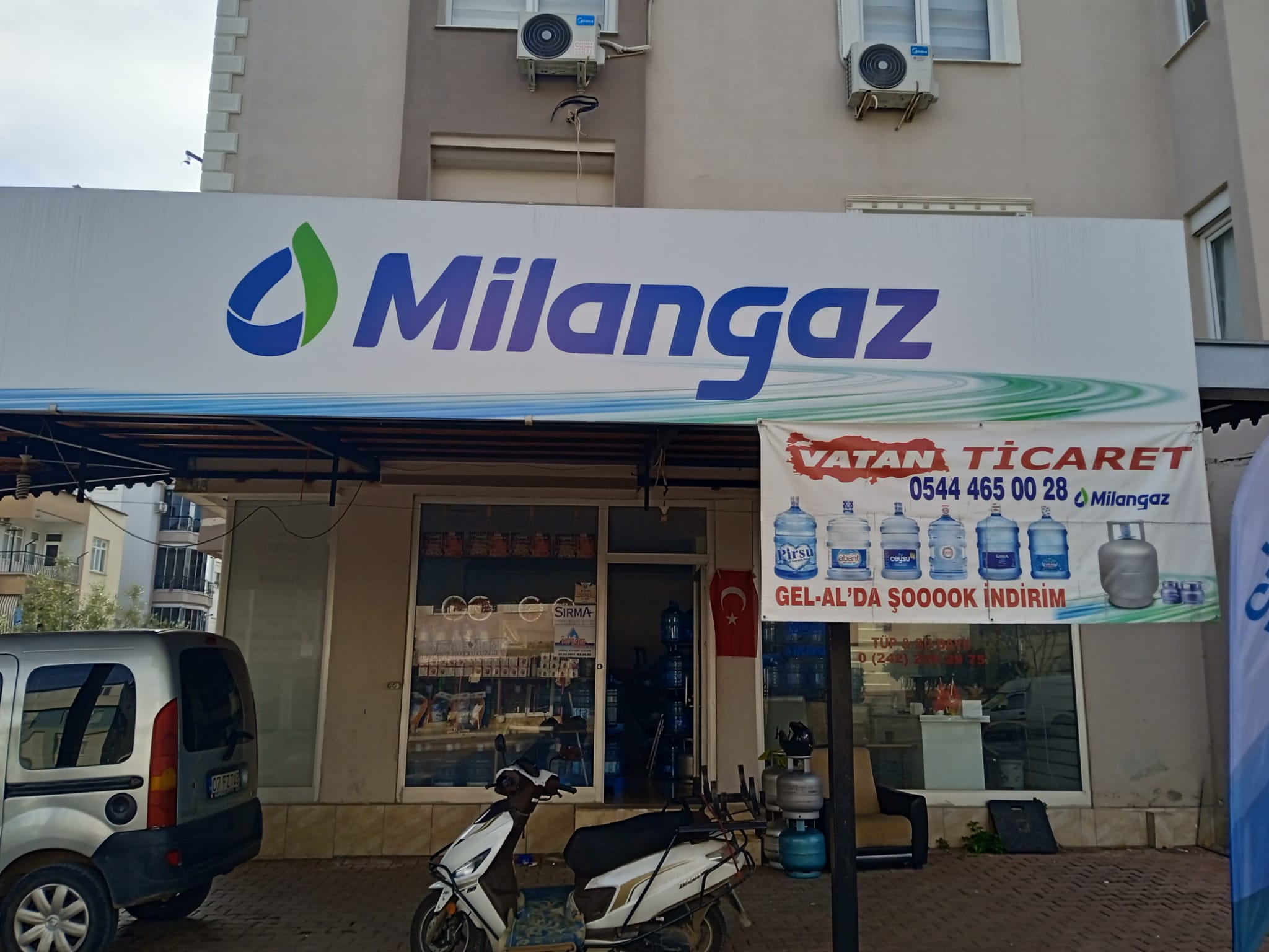 Milangaz Bayi Vatan Ticaret 0544 465 00 28 Kepezde Tüp Su