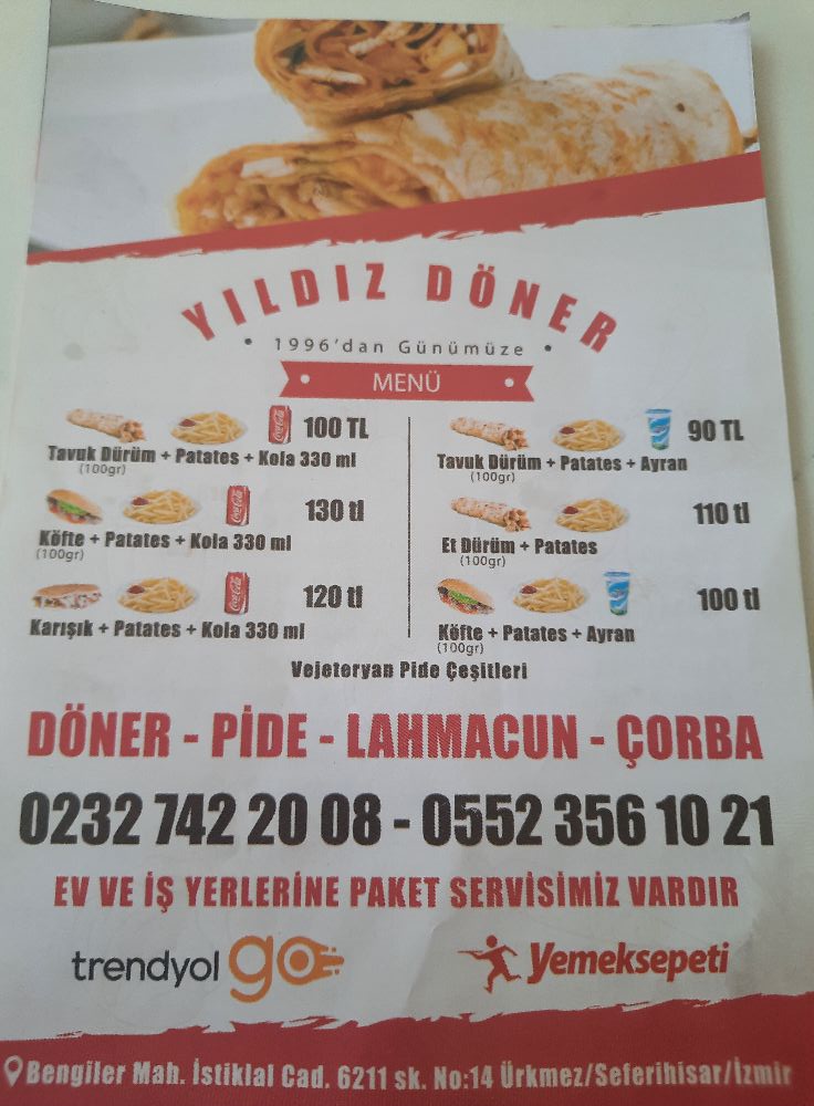 Yıldız Döner Ürkmez de Döner 