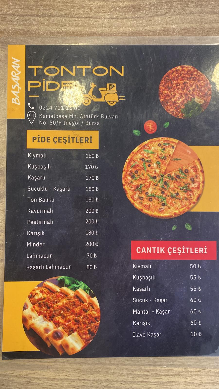 Tonton Pide Lahmacun İnegöl de Pide Lahmacun