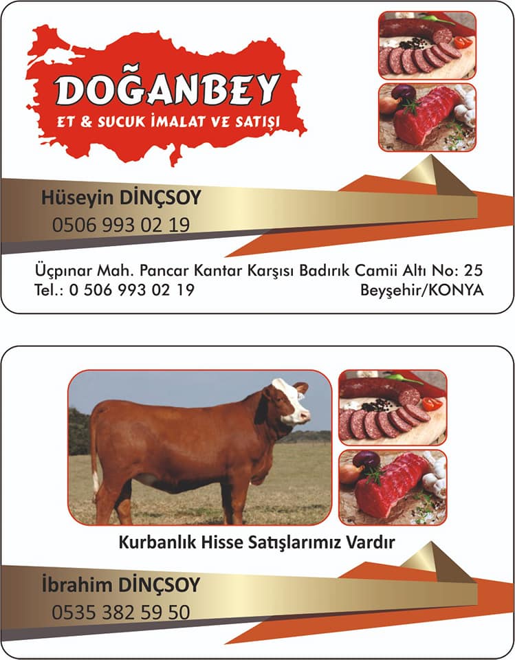 Doğanbeyli Kardeşler Et ve Sucuk Doğanbey de Et ve Sucuk İmalatı