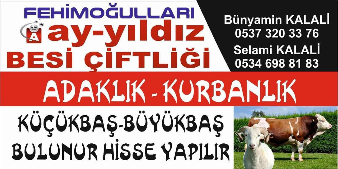 Fehmioğulları Ay Yıldız Besi Çiftliği Çerkezköy de Besi Çiftliği