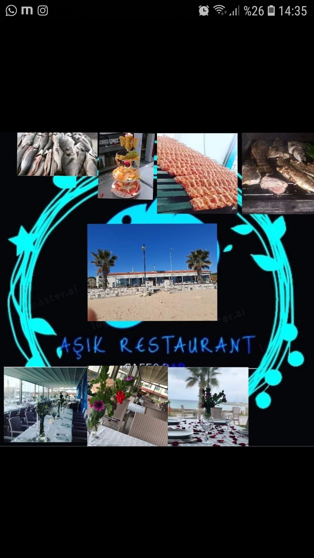 SAHİL AŞIK RESTAURANT 0541 411 17 29