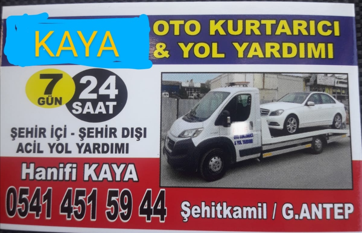 Kaya Oto Çekici 0541 451 59 44 Gaziantep te Oto Çekici 