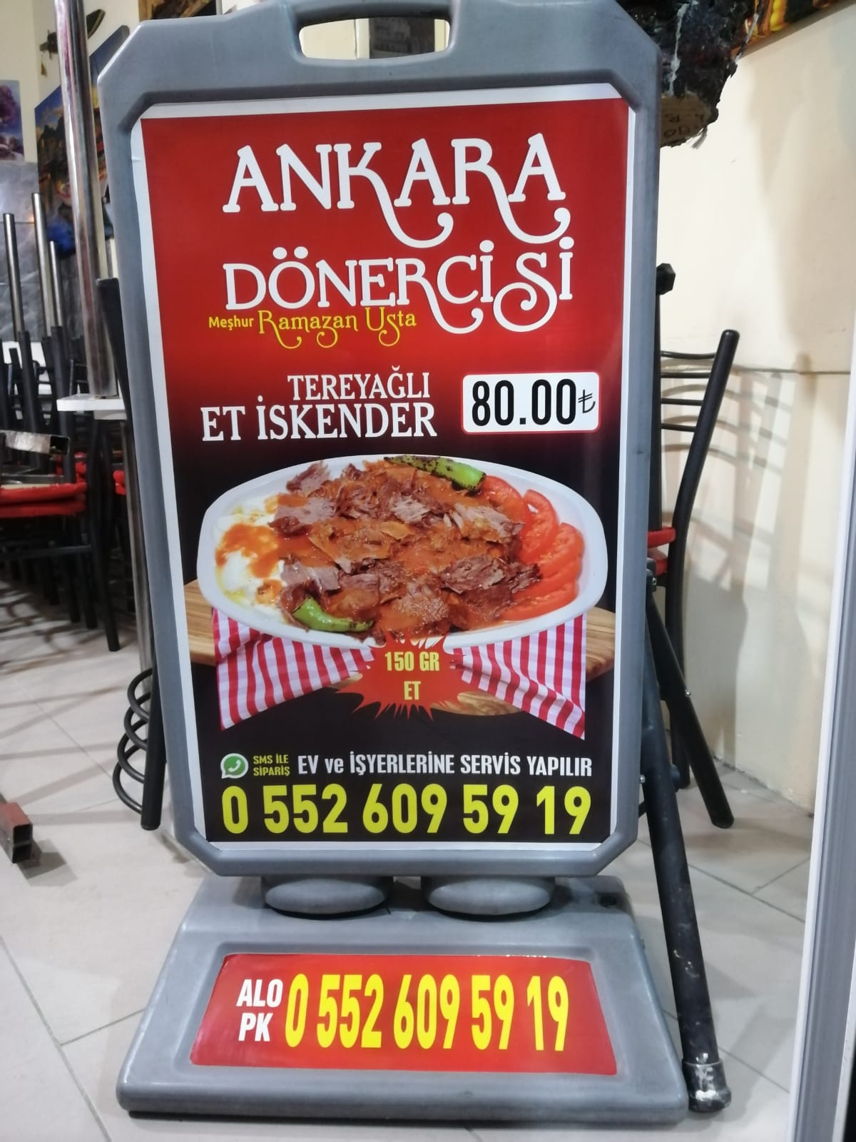 MEŞHUR ANKARA DÖNERCİSİ RAMAZAN USTA 0552 609 59 19 