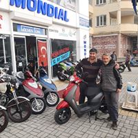 Göçmentürk Kymco Mondial  Motosiklet Alanyada Motosikletçi