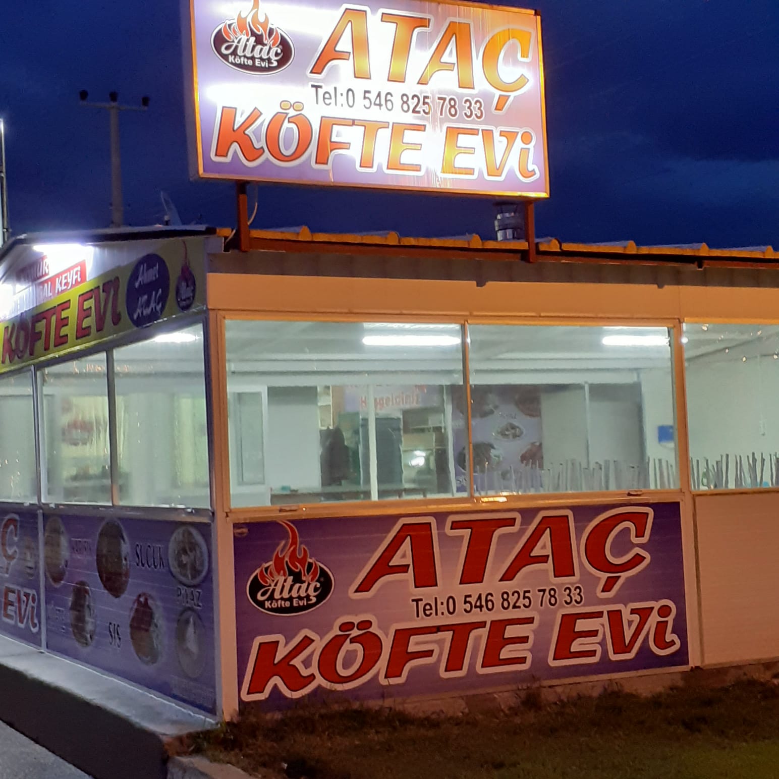 ATAÇ KÖFTE EVİ 0544 336 44 91 Sandıklıda Izgara Köfte 