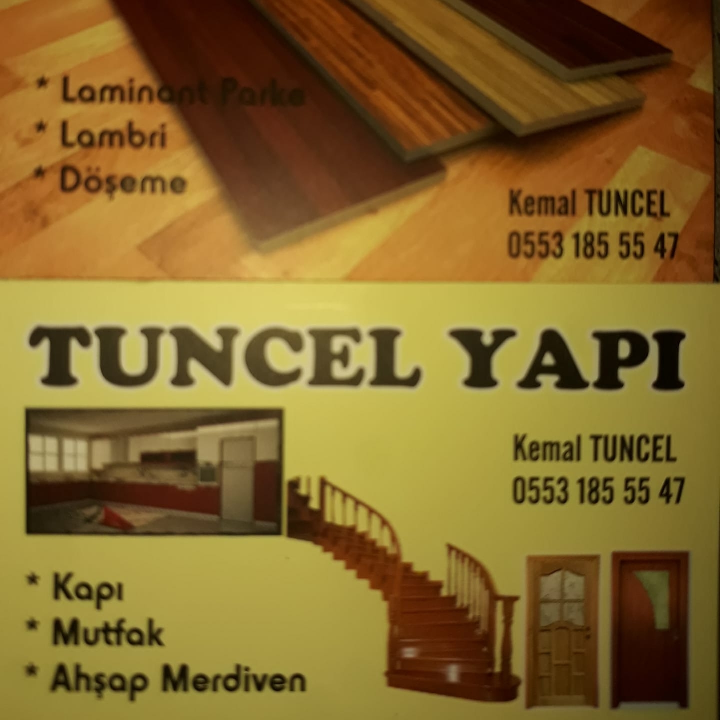 TUNCEL YAPI 0553 185 55 47 ORTAHİSARDA LAMBRİ