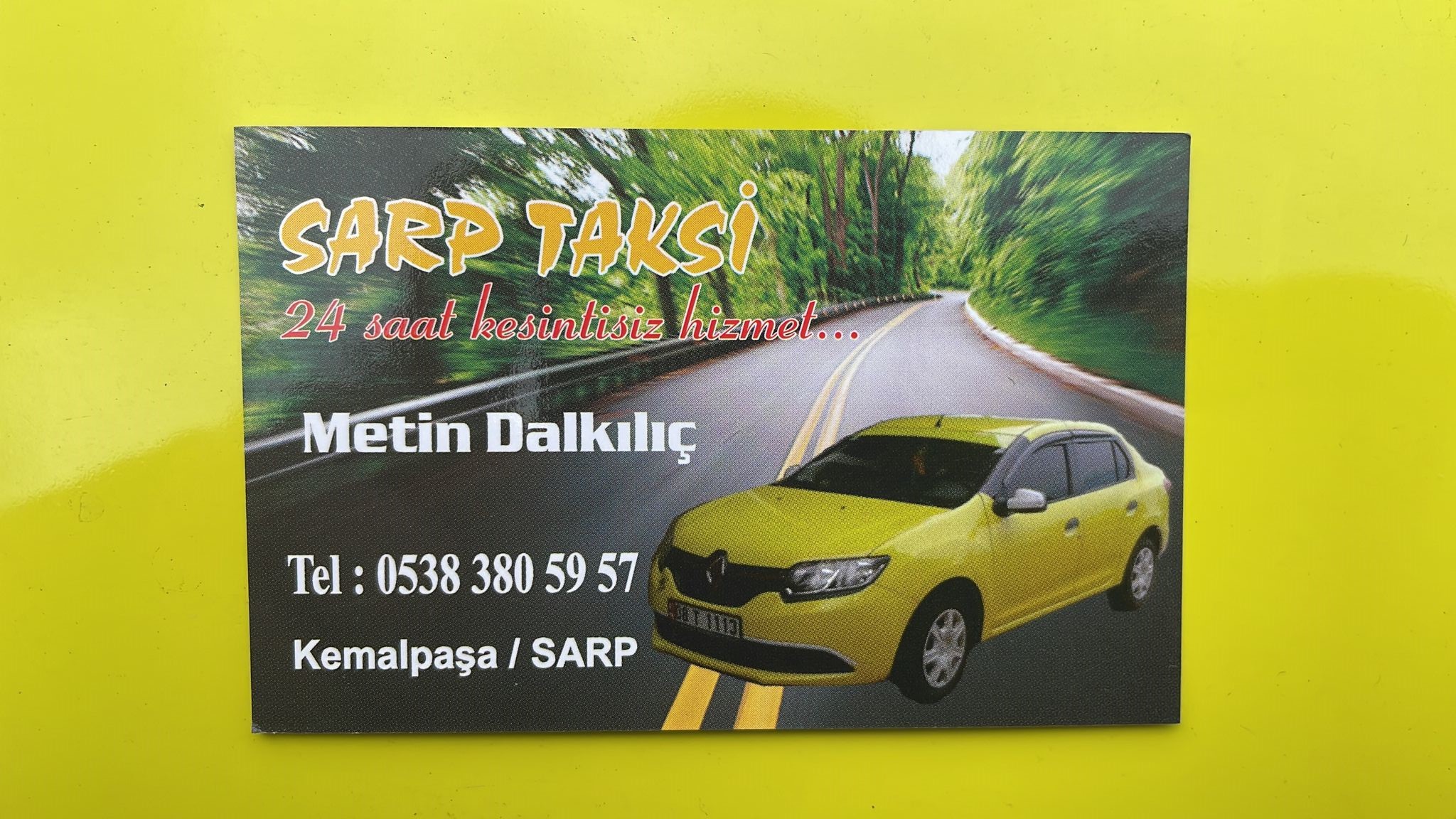 SARP TAKSİ 0538 380 59 57 SARP SINIR KAPISI TAKSİ