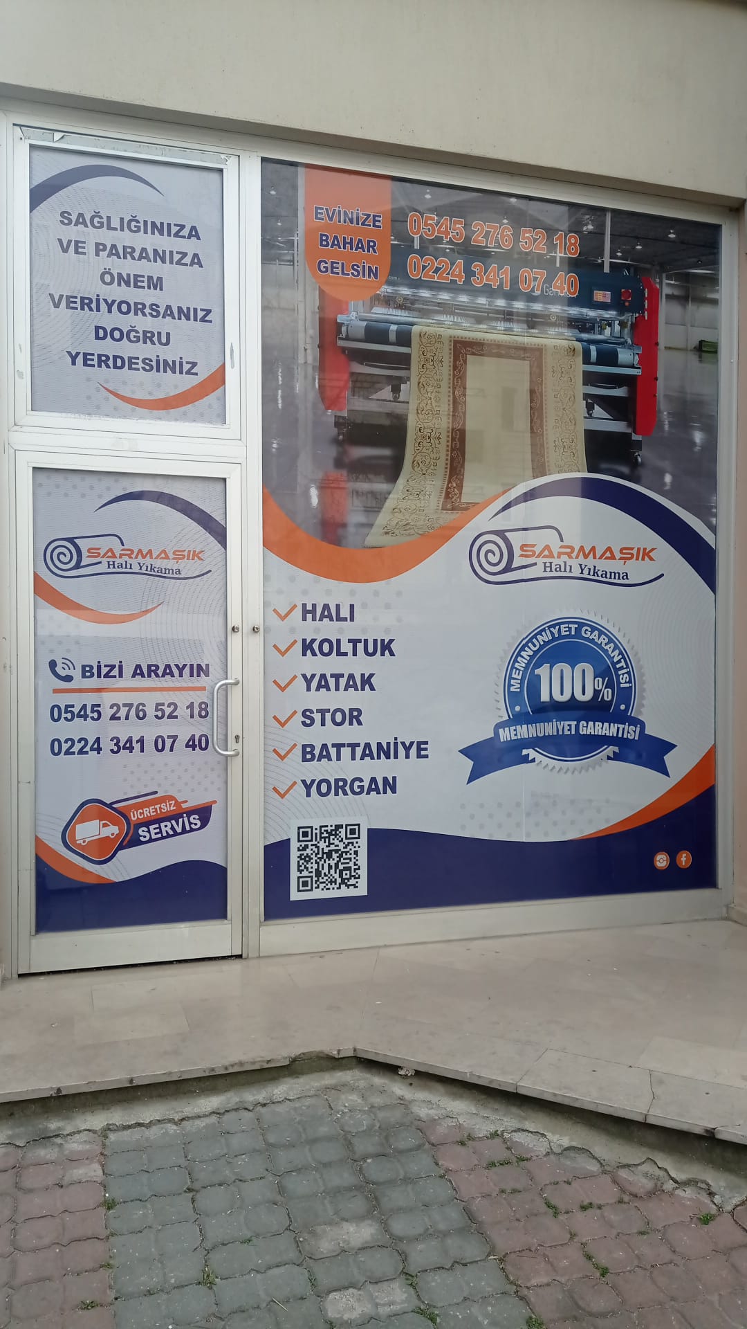 SARMAŞIK HALI YIKAMA 0545 276 52 18 