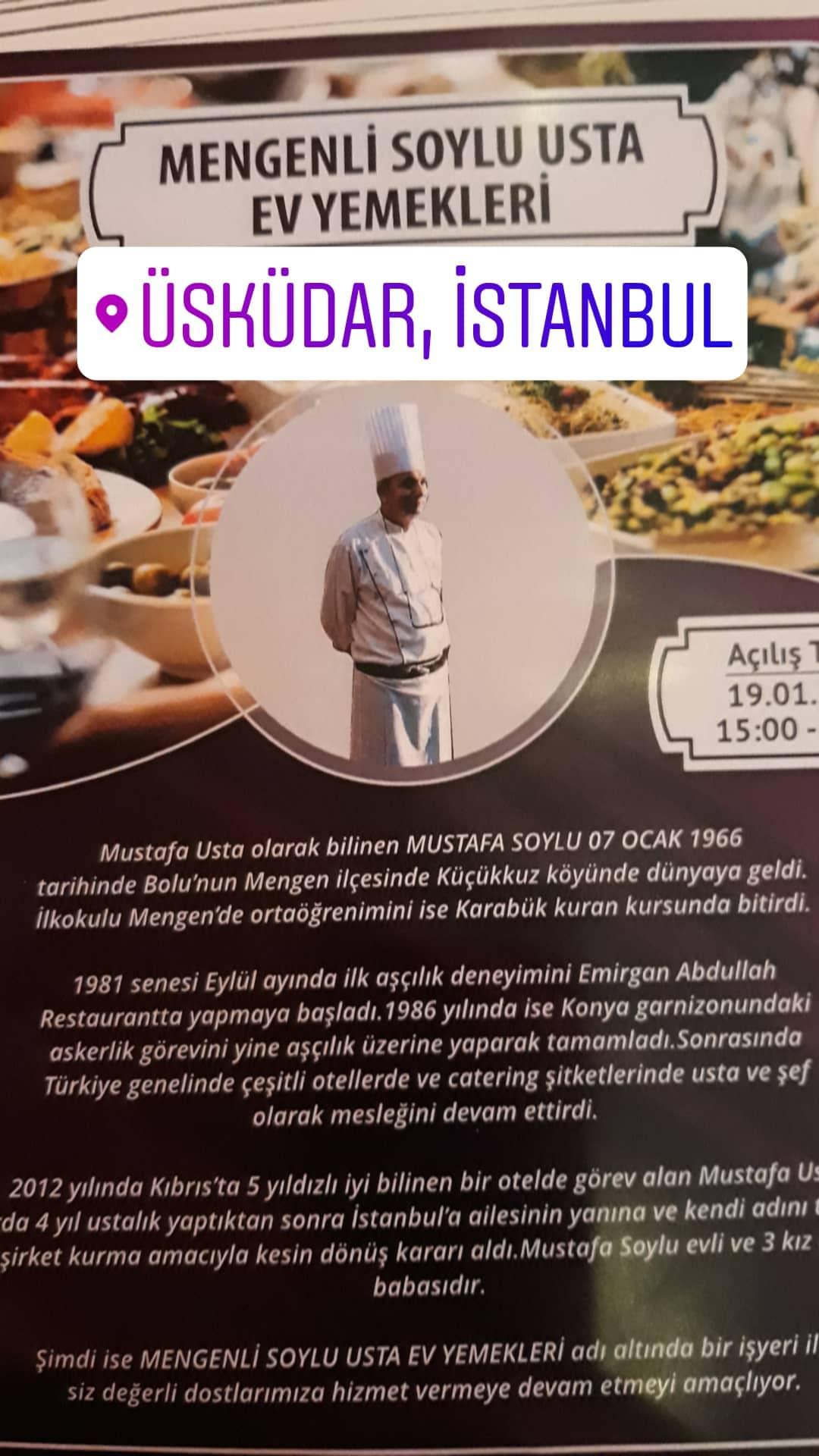 Mengenli Soylu Usta Ev Yemekleri 0533 771 25 07