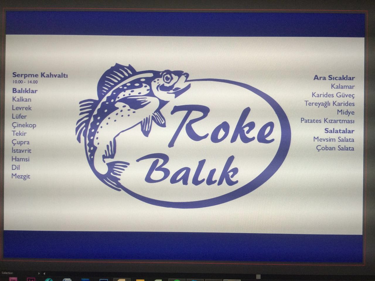 ROKE BALIK KAHVALTI 0532 623 38 98