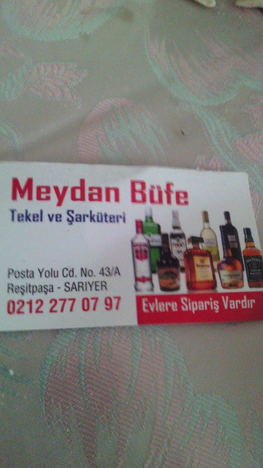 MEYDAN BÜFE TEKEL 0212 277 07 97 SARIYERDE TEKEL