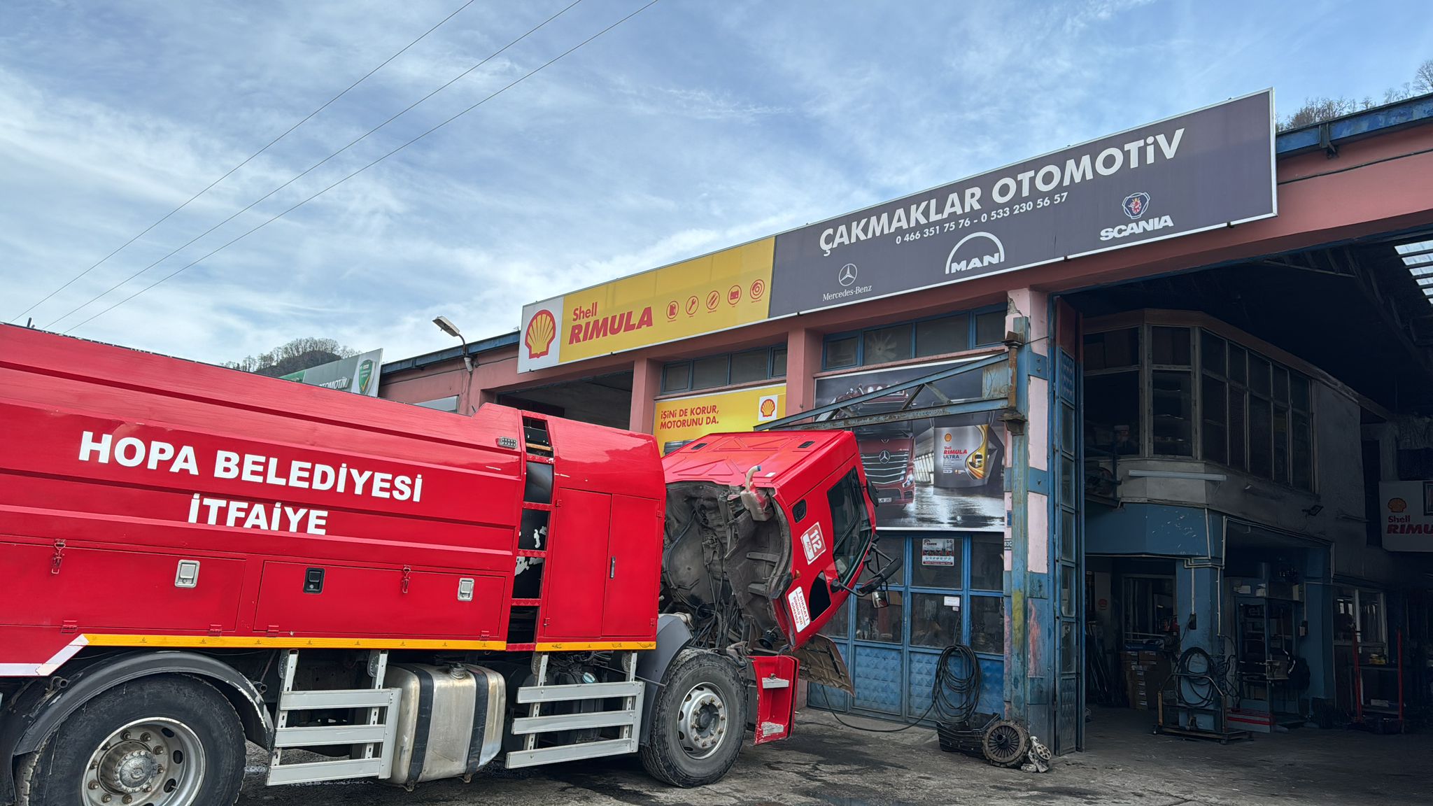 Çakmaklar Otomotiv Tır Bakım Servisi Yedek Parça Hopa da Tır Bakım Servisi