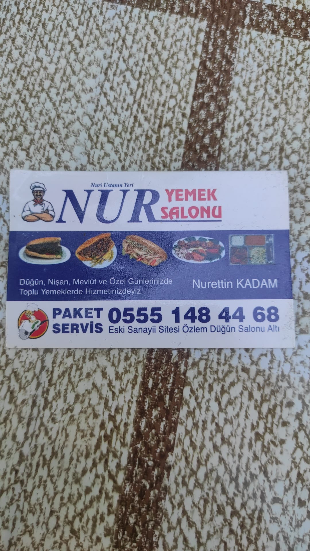 Nur Yemek Salonu Kastamonu da Sulu Yemek Salonu