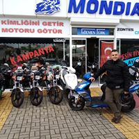 Göçmentürk Kymco Mondial  Motosiklet Alanyada Motosikletçi