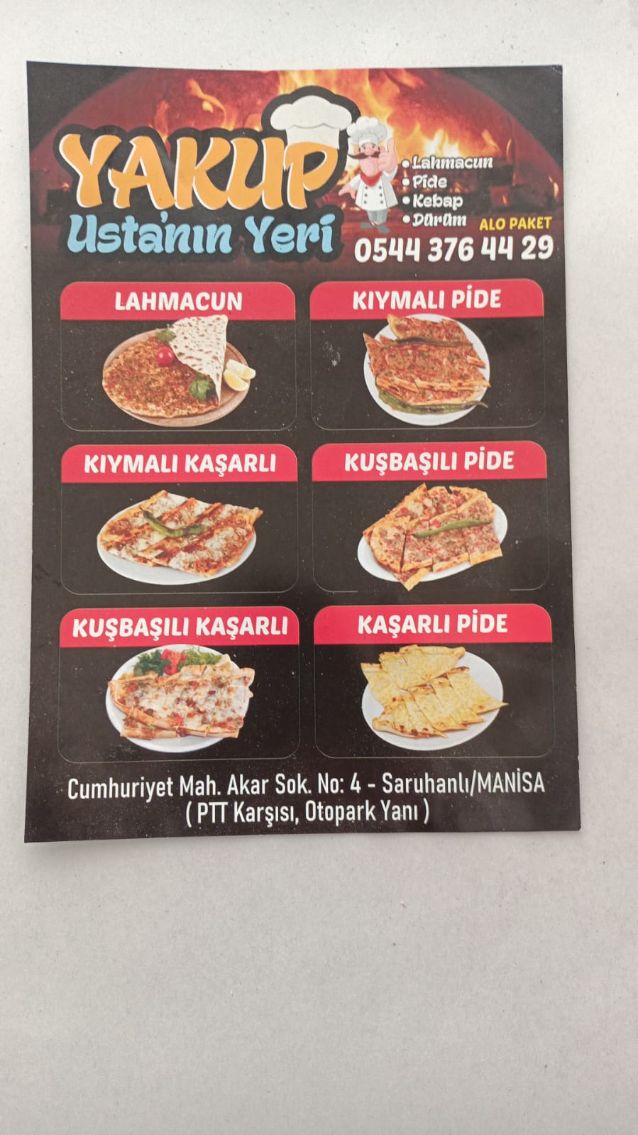 YAKUP USTANIN YERİ 0544 376 44 29 SARUHANLIDA ET KEBAP