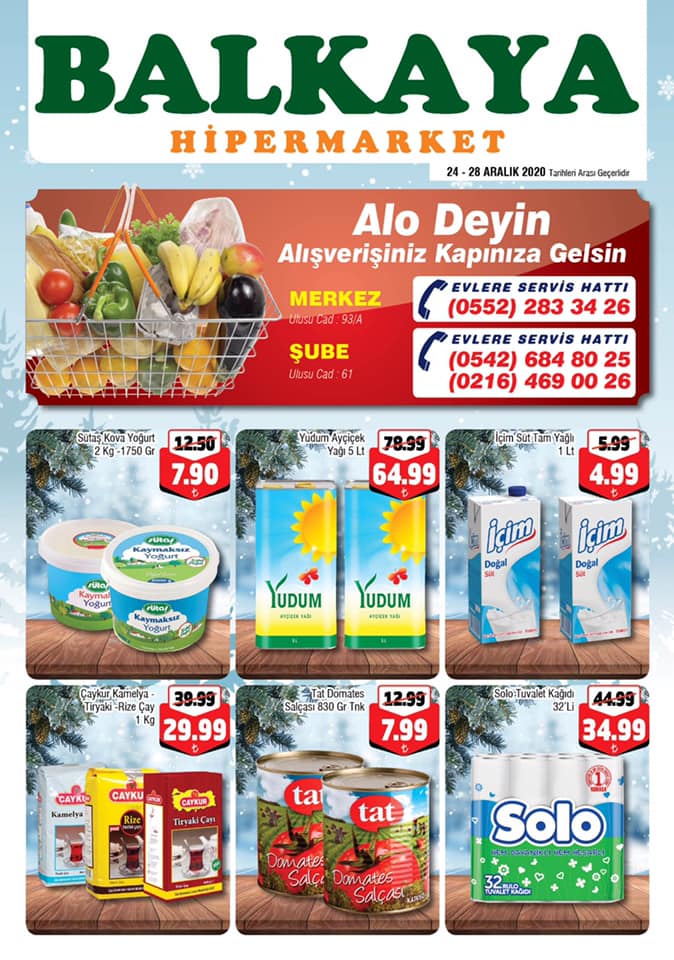 BALKAYA HİPERMARKET 0552 283 34 26 ATAŞEHİRDE HİPERMARKET