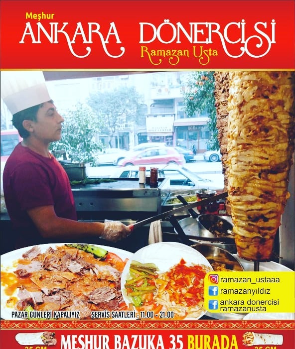 MEŞHUR ANKARA DÖNERCİSİ RAMAZAN USTA 0552 609 59 19 