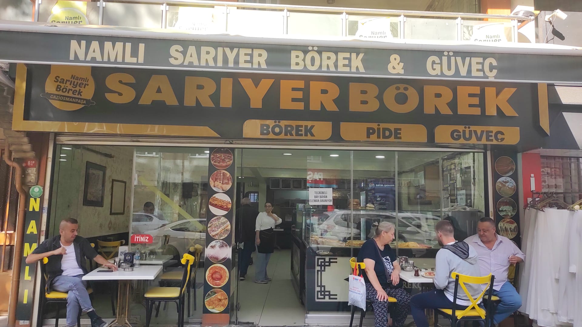 Namlı Sarıyer Börek Gaziosmanpaşa da Sarıyer Börek