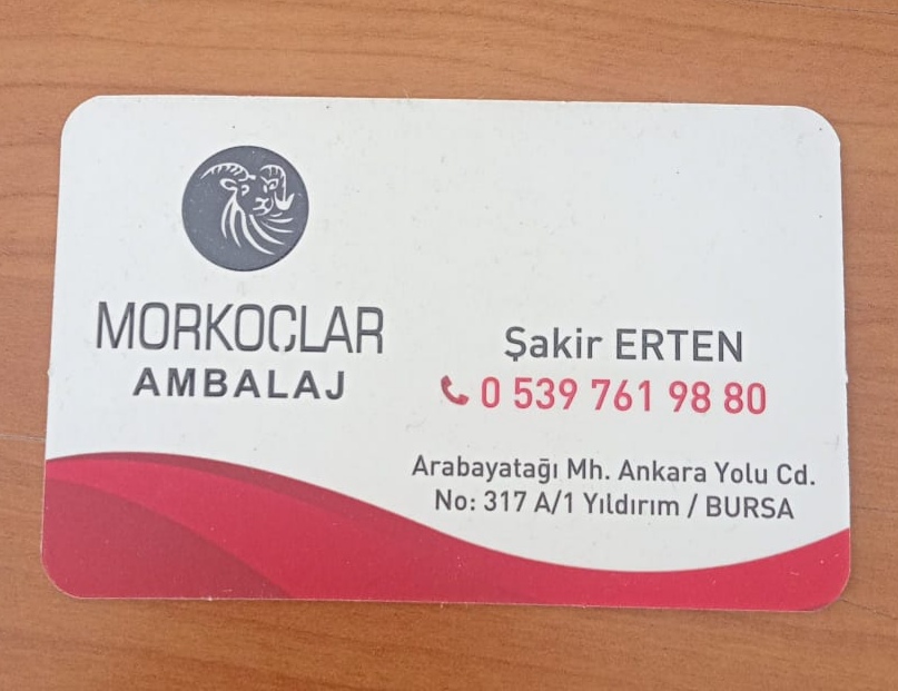 Morkoçlar Ambalaj Yıldırım da Ambalaj