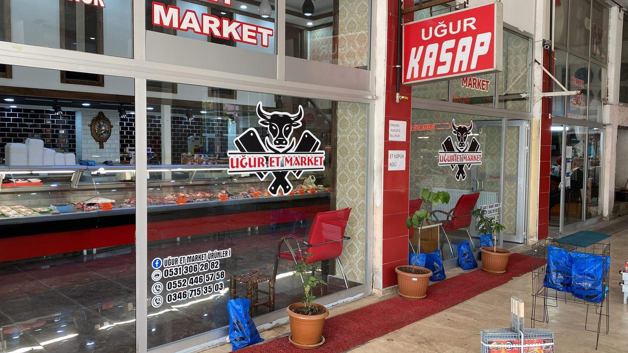 UĞUR ET MARKET 0552 446 57 58 GÜRÜNDE KASAP