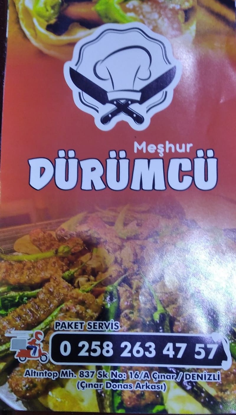 MEŞHUR DÜRÜMCÜ 0258 263 47 57