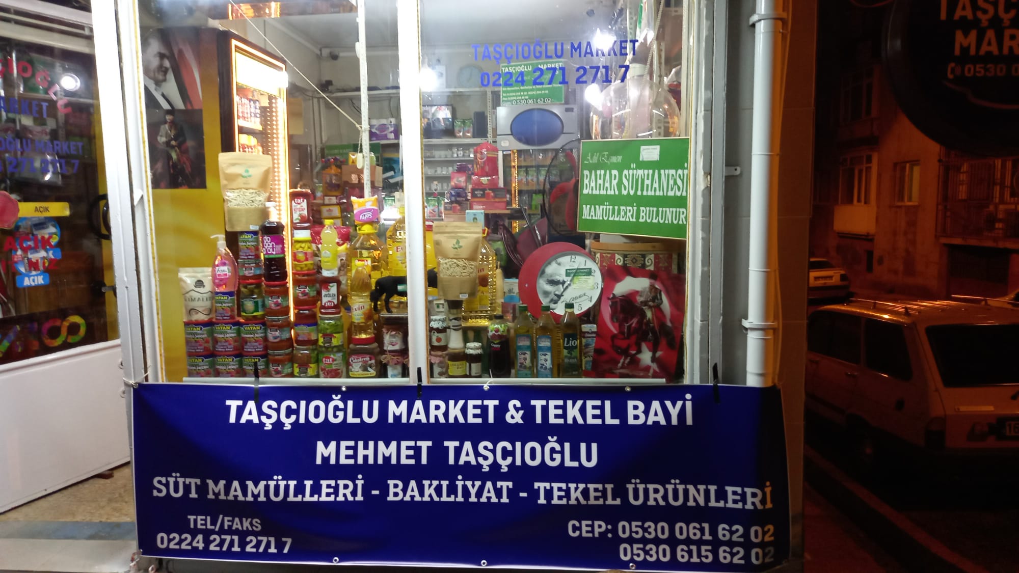 TAŞÇIOĞLU MARKET 0530 061 62 02  