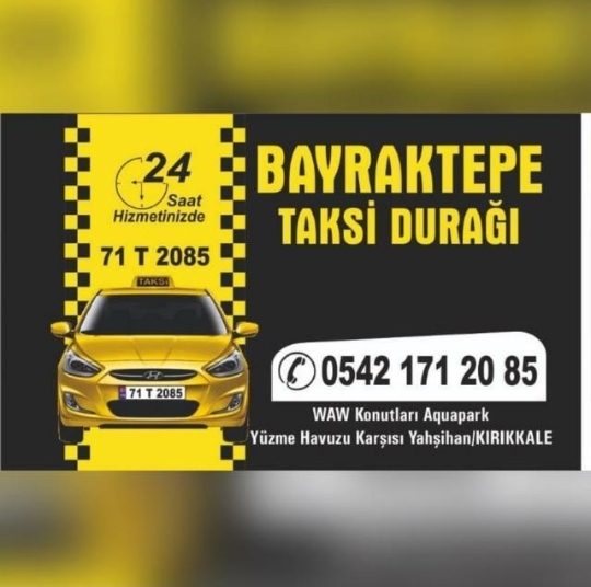 Bayraktepe Taksi Kırıkkale de Merkez Taksi