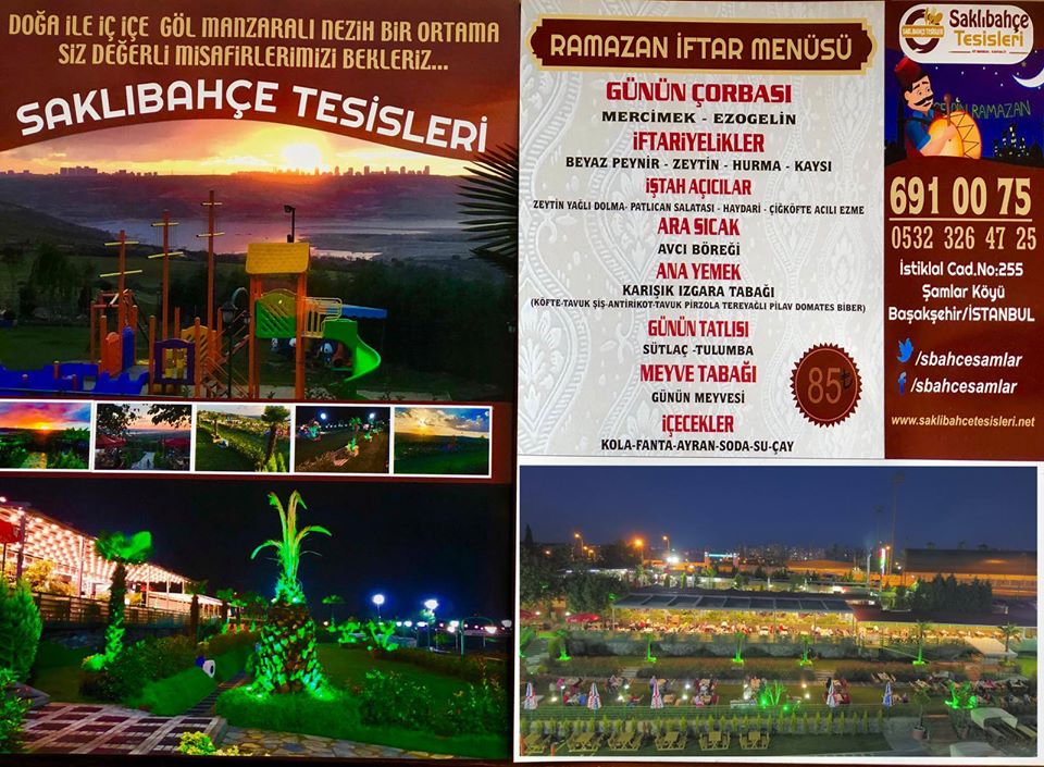 SAKLIBAHÇE TESİSLERİ Başakşehirde Steak Lokantaları