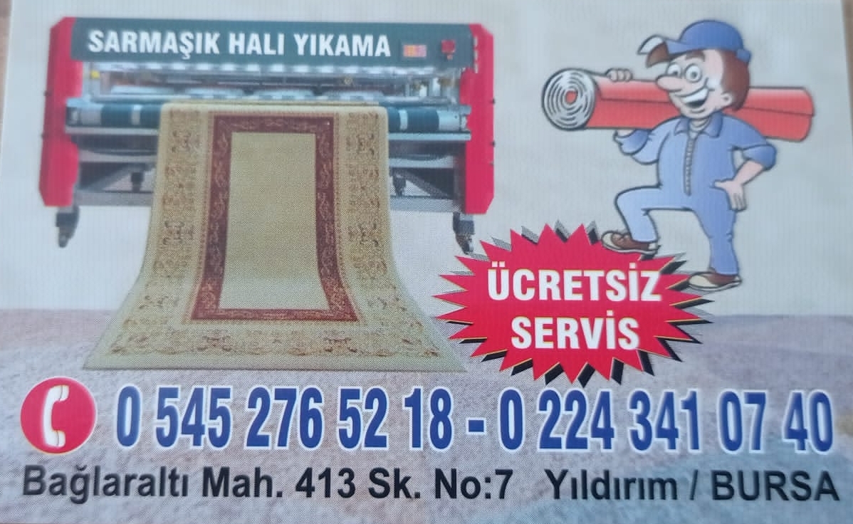 SARMAŞIK HALI YIKAMA 0545 276 52 18 