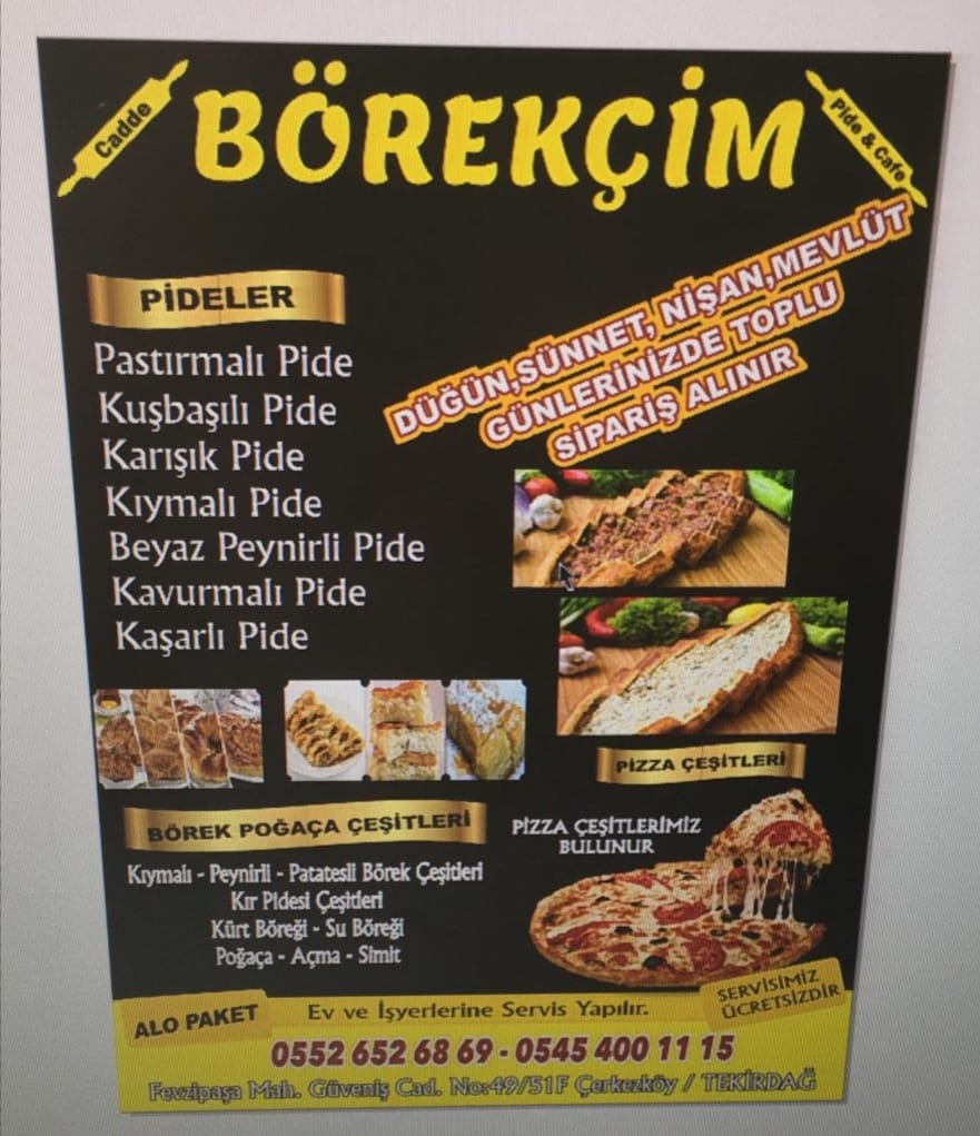 Börekçim Pide Cafe Çerkezköy de Börekçi