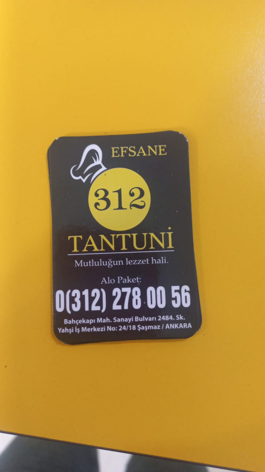 EFSANE 312 TANTUNİ 0543 845 89 94 