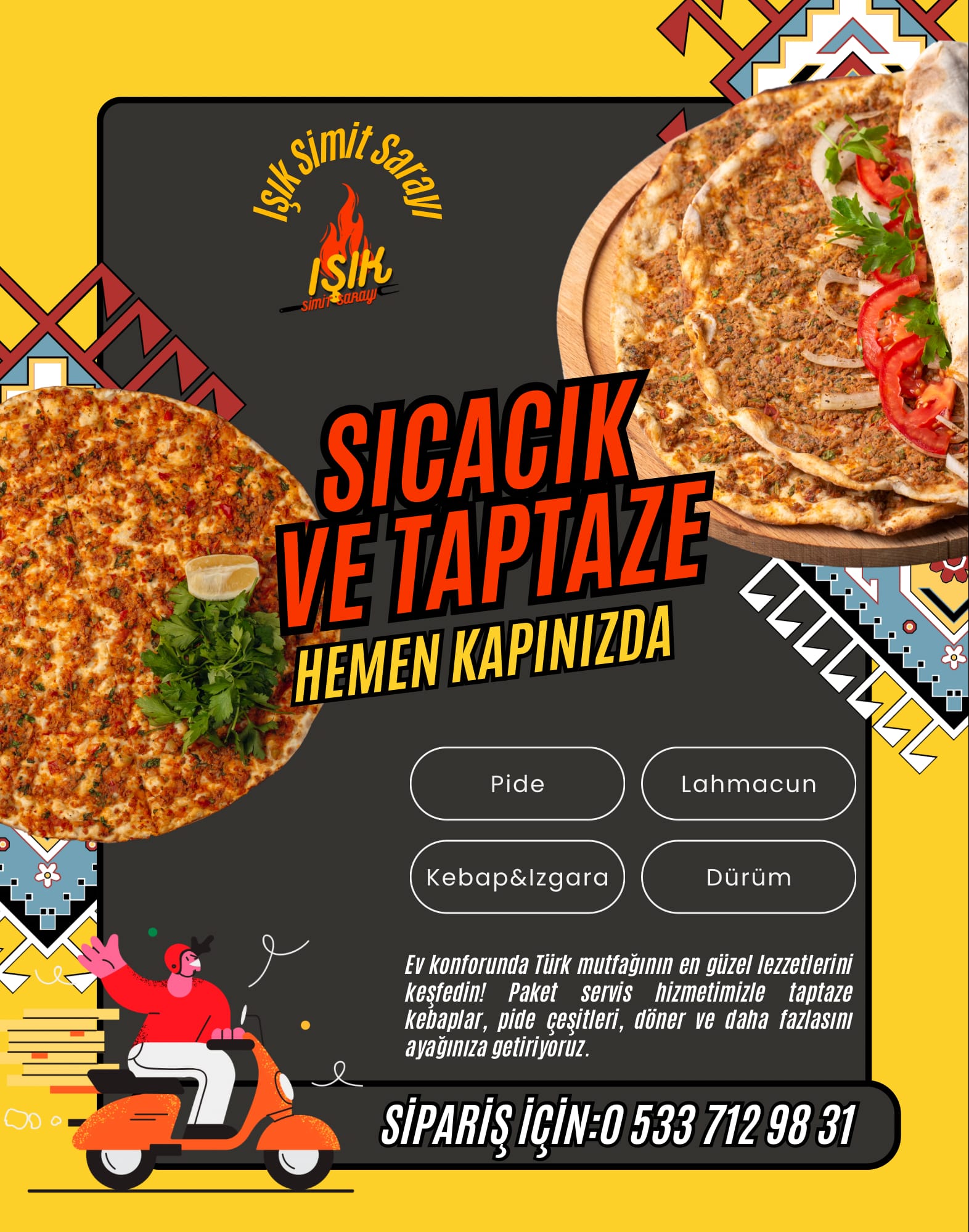 Dörtyol Işık Simit Sarayı Pide Lahmacun Ve Kebap Salonu