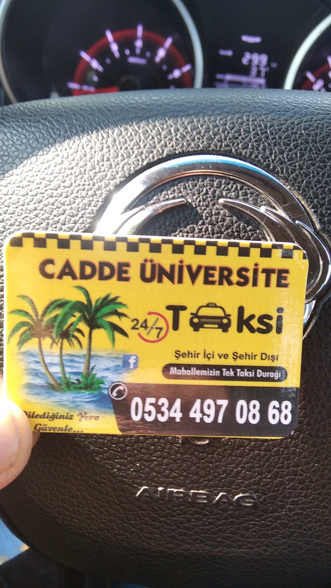 CADDE TAKSİ 0534 497 08 68 YENİŞEHİRDE 7/24 TAKSİ