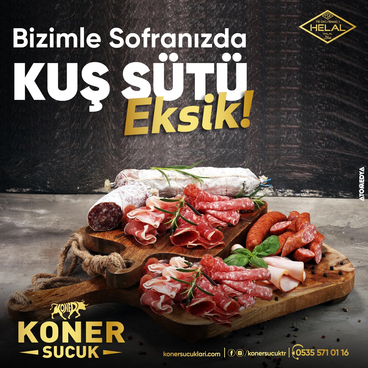 KONER SUCUK 0535 571 01 16 KARATAYDA SUCUK