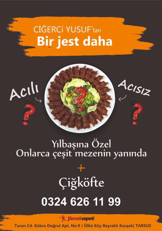 CİĞERCİ YUSUF Tarsusta Ciğer Salonları