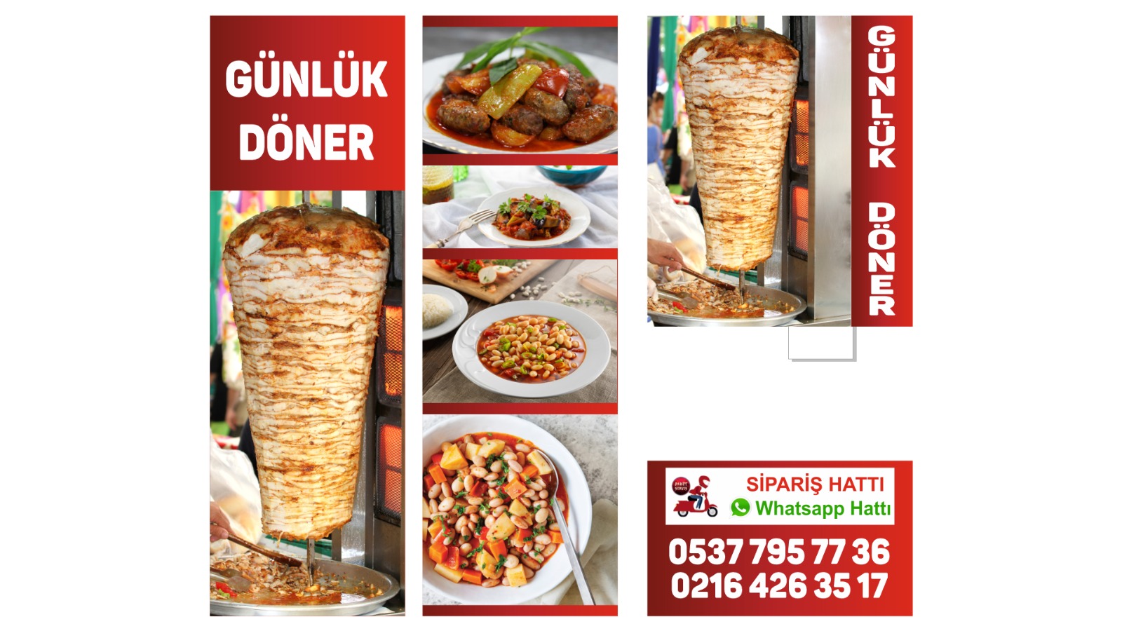 ŞEKERİN YERİ 0543 426 35 17 PENDİKTE TAVUK DÖNER