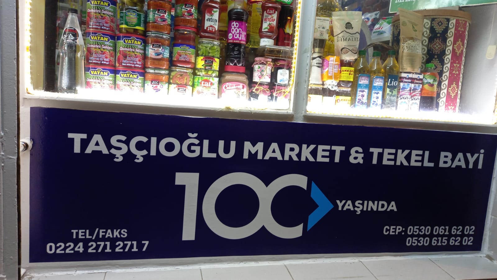 TAŞÇIOĞLU MARKET 0530 061 62 02  