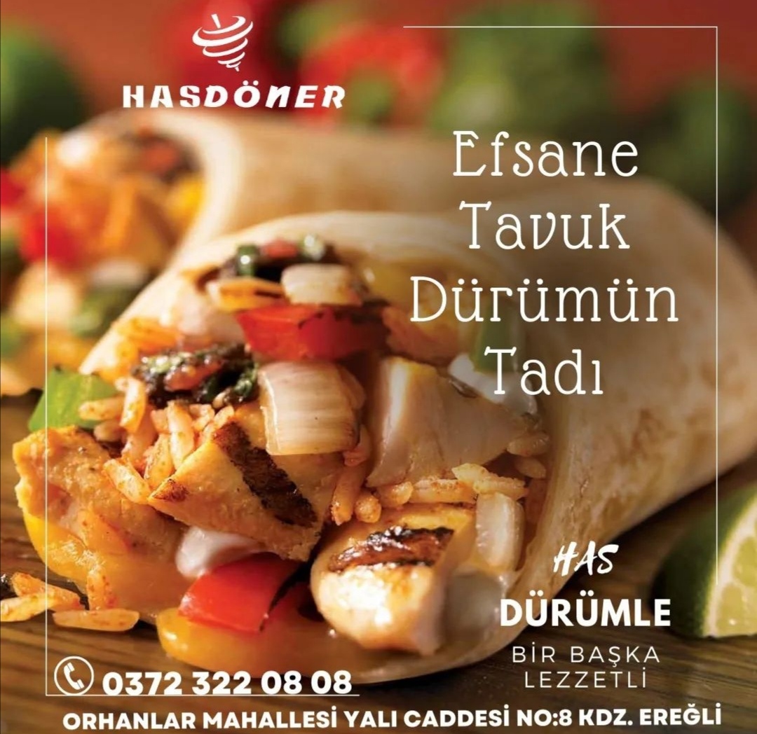 Has Döner Zonguldak Ereğli de Soslu Döner