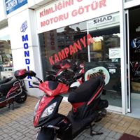 Göçmentürk Kymco Mondial  Motosiklet Alanyada Motosikletçi