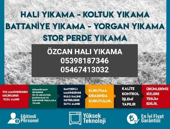 ÖZCAN HALI YIKAMA 0546 741 30 32 