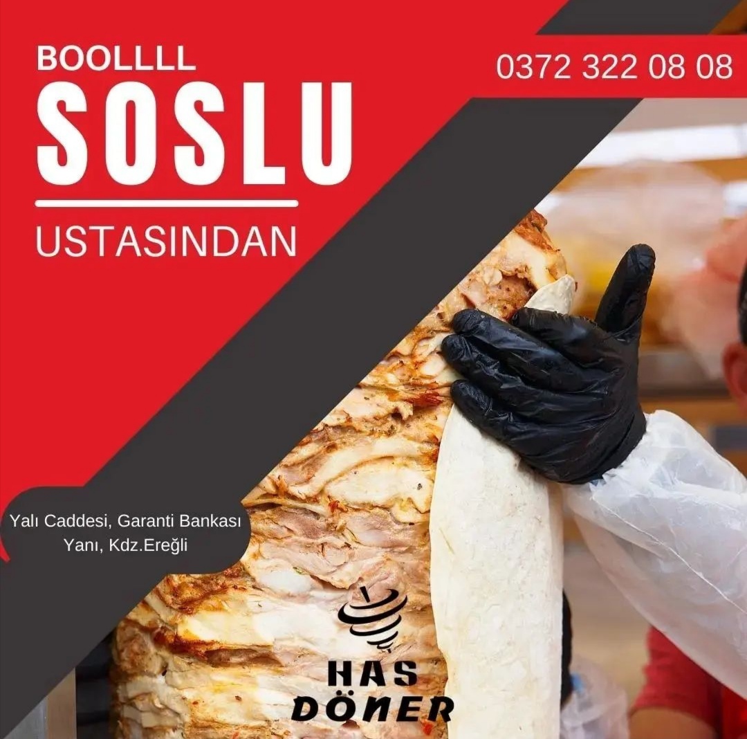 Has Döner Zonguldak Ereğli de Soslu Döner