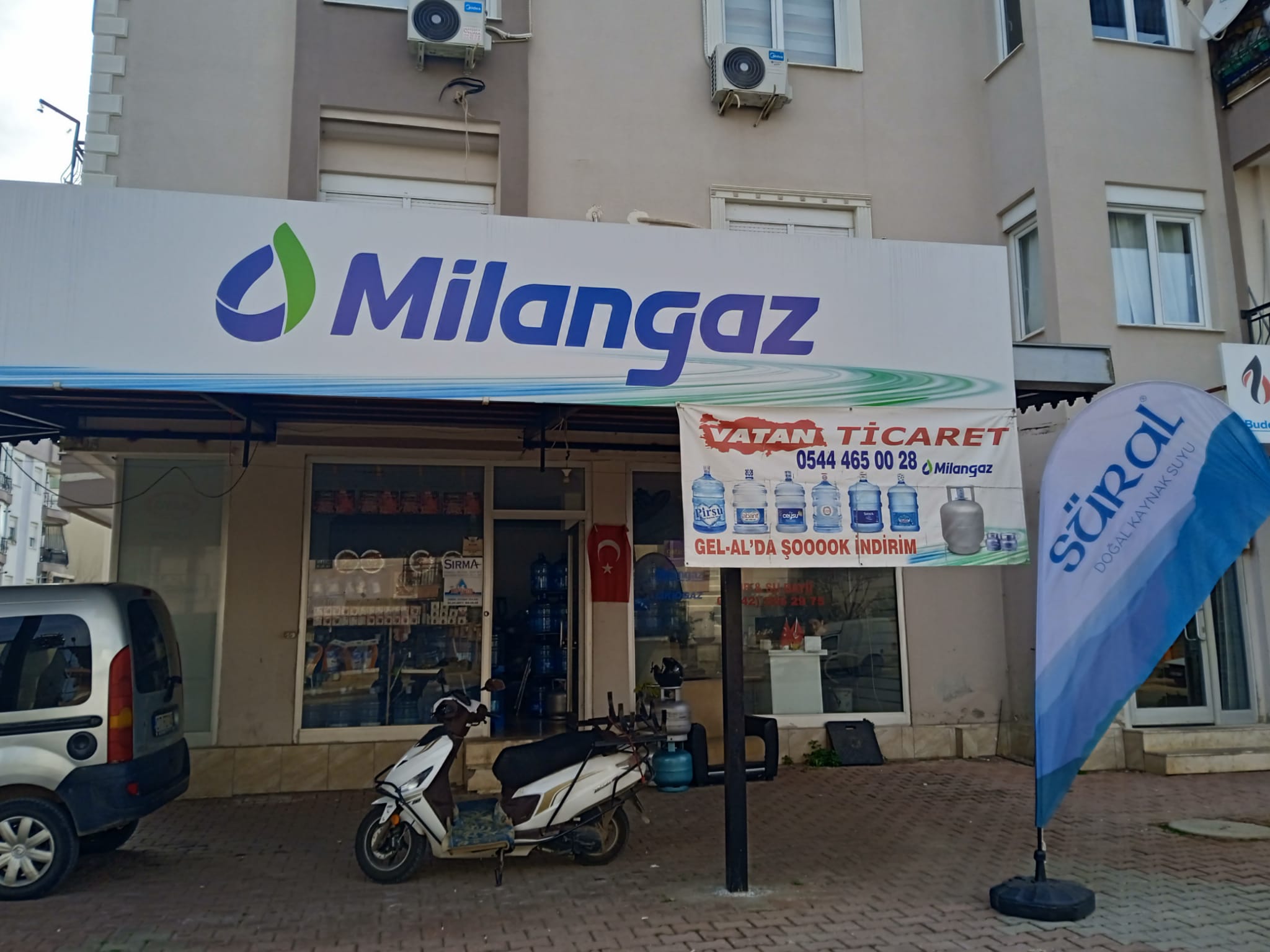 Milangaz Bayi Vatan Ticaret 0544 465 00 28 Kepezde Tüp Su