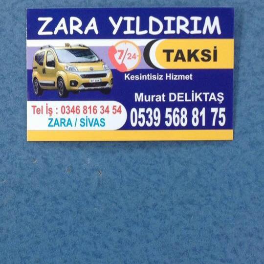  ZARA YILDIRIM TAKSİ 0539 568 81 75