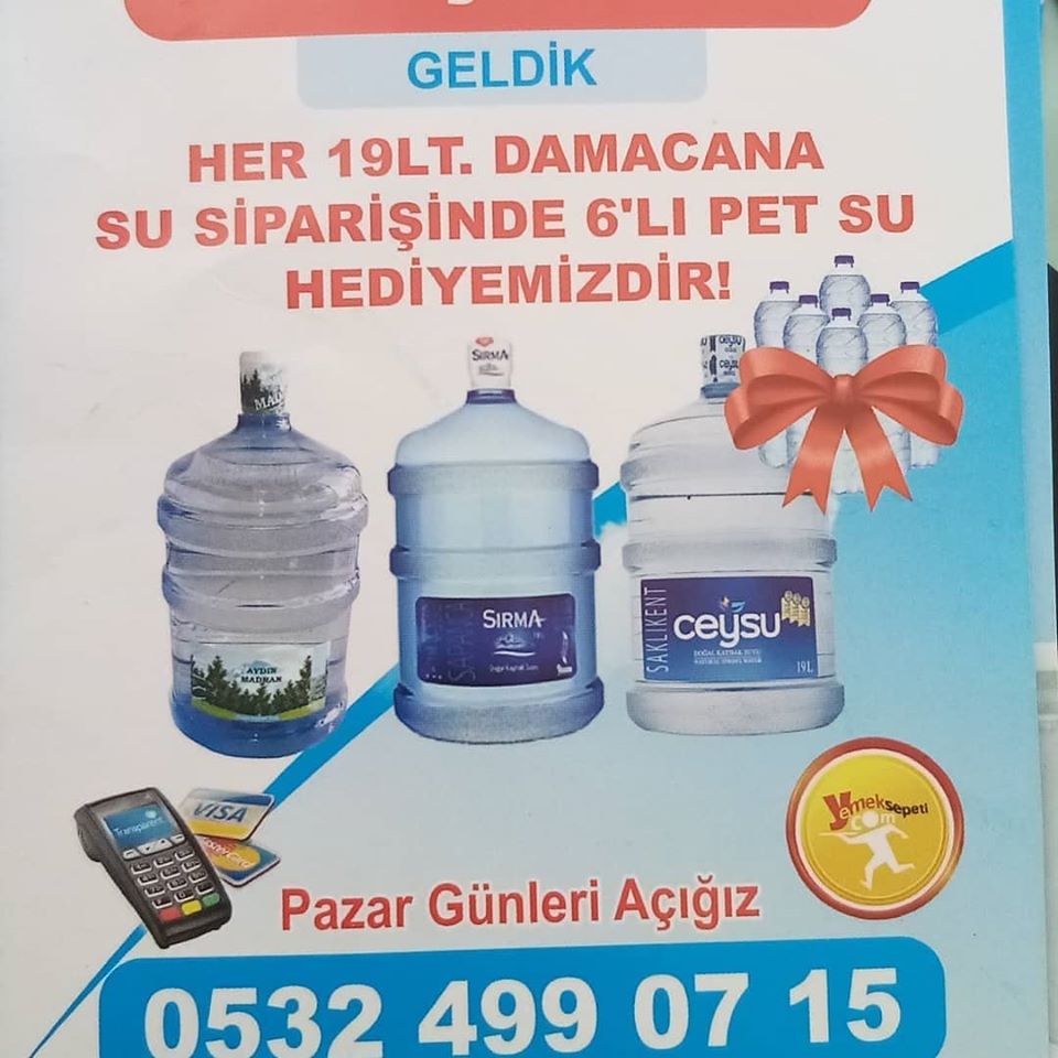 KOMŞU TÜP SU 0532 499 07 15 Kepezde Su Siparişi